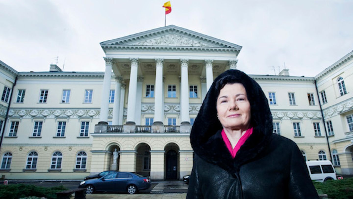 DIe Warschauer Stadtpräsidentin Hanna Gronkiewicz-Waltz