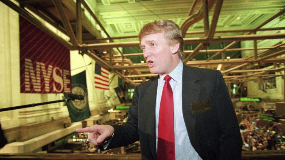 1995 brachte Trump das Trump Plaza Hotel in Atlantic City an die Börse - Foto: dpa