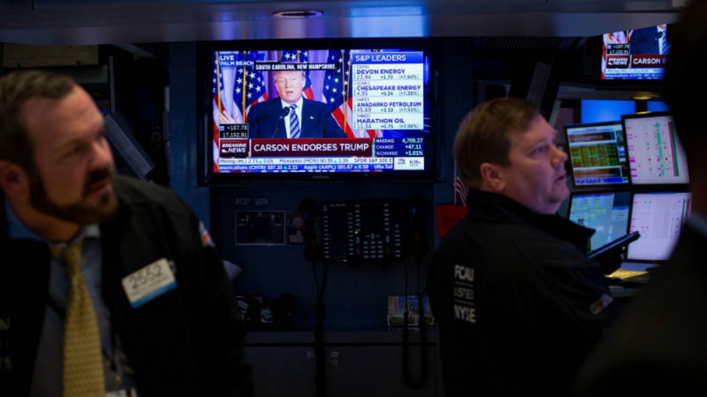 Händler an der Wall Street: Die Anleihenmärkte reagierten heftig auf die Wahl Donald Trumps