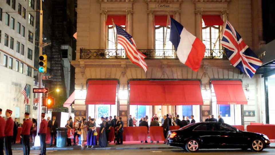 Die New Yorker Cartier-Dependance in der Fifth Avenue