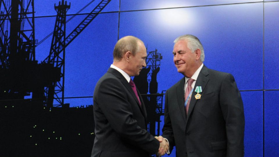 Zwei, die sich gut verstehen: Russlands Präsident Wladimir Putin (l.) und Rex Tillerson