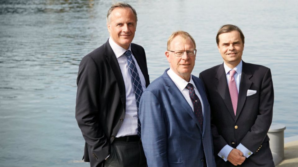 Die drei geschäftsführenden Gesellschafter von Melchers: Dirk Sänger, Matthias Claussen und Nicolas Helms (v. l.).