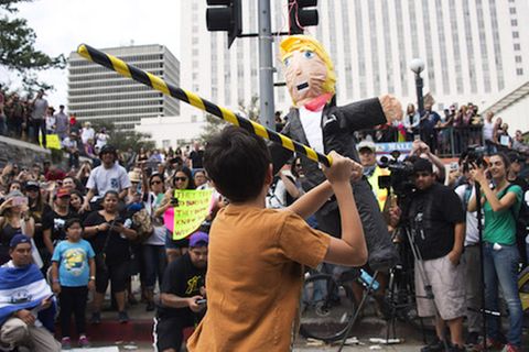 Piñatas in Form von Donald Trump sind derzeit der Verkaufsschlager.