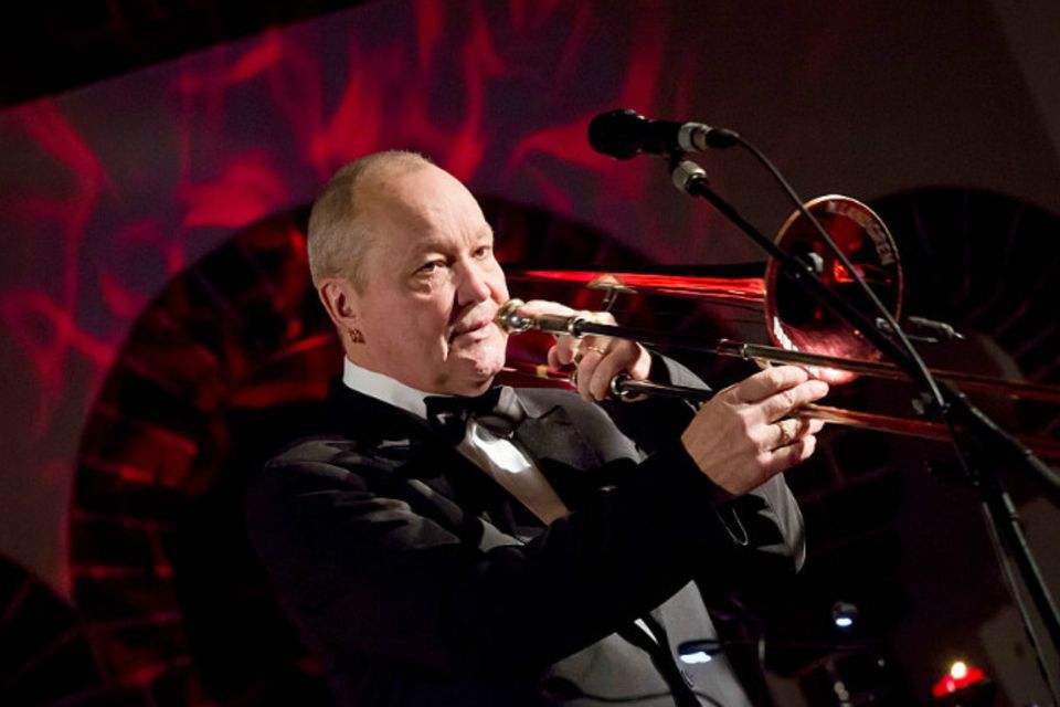 Nils Landgren im Dezember 2016 bei einem Konzert in Berlin