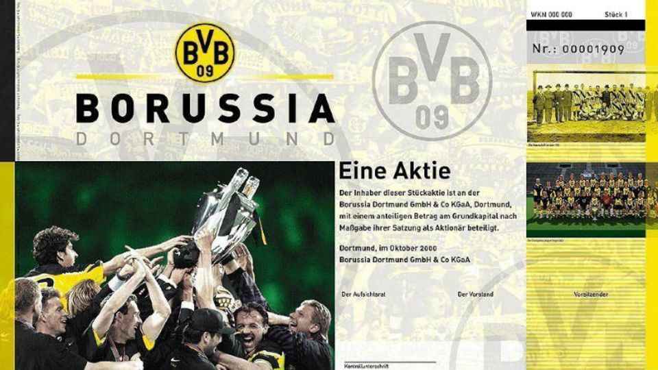 Aktie von Borussia Dortmund