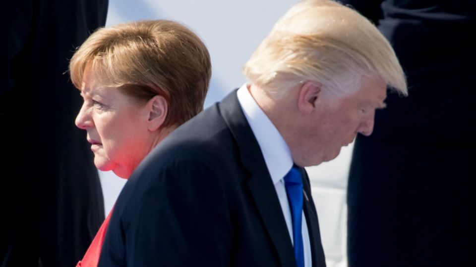 Kanzlerin Merkel und US-Präsident Trump beim G7-Gipfel in Taormina