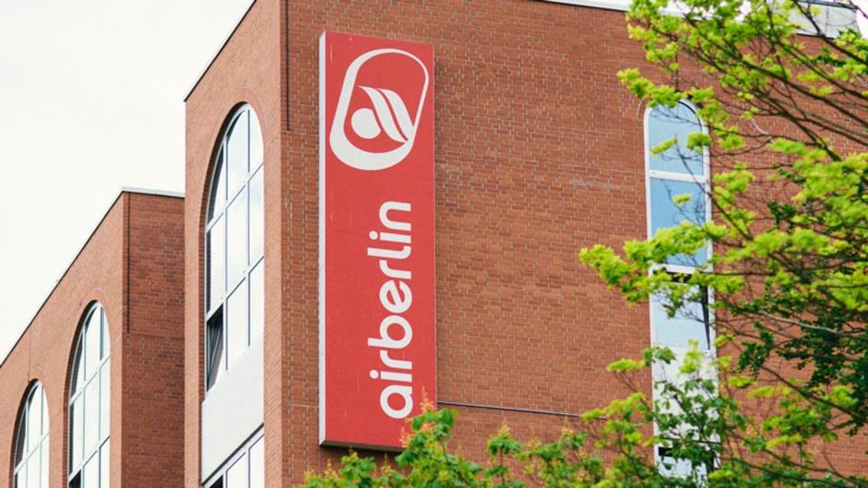 Unscheinbar: die Konzernzentrale von Air Berlin nahe des Flughafens Tegel