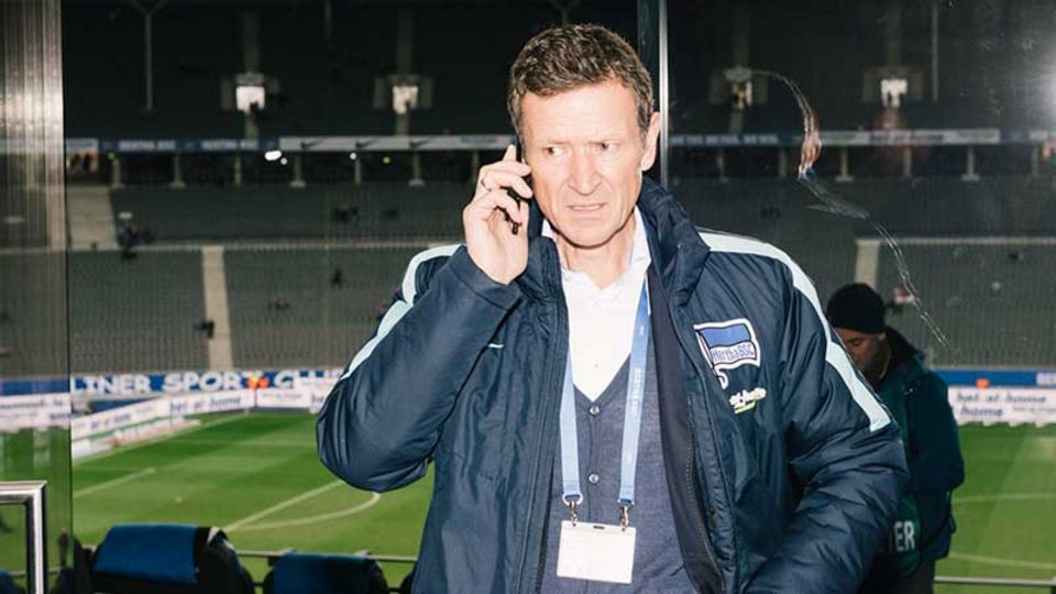 Hertha-Manager Thomas Herrich ist bei dem Club für die Sicherheit verantwortlich