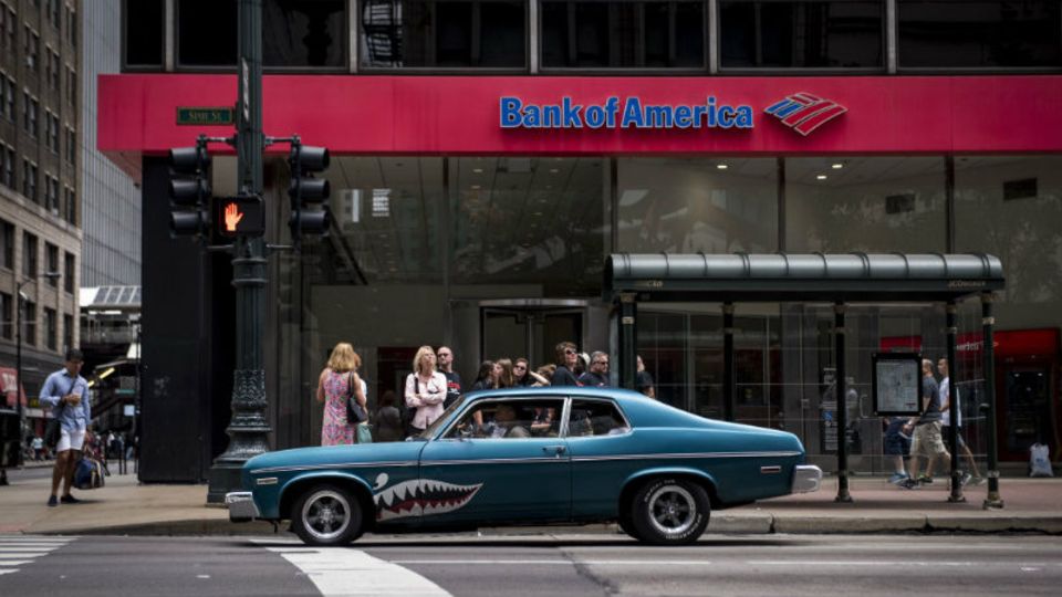 Bank of America: Sie ist das größte amerikanische Kreditinstitut, das Kundeneinlagen in Höhe von 1,97 Billionen Dollar verwaltet.