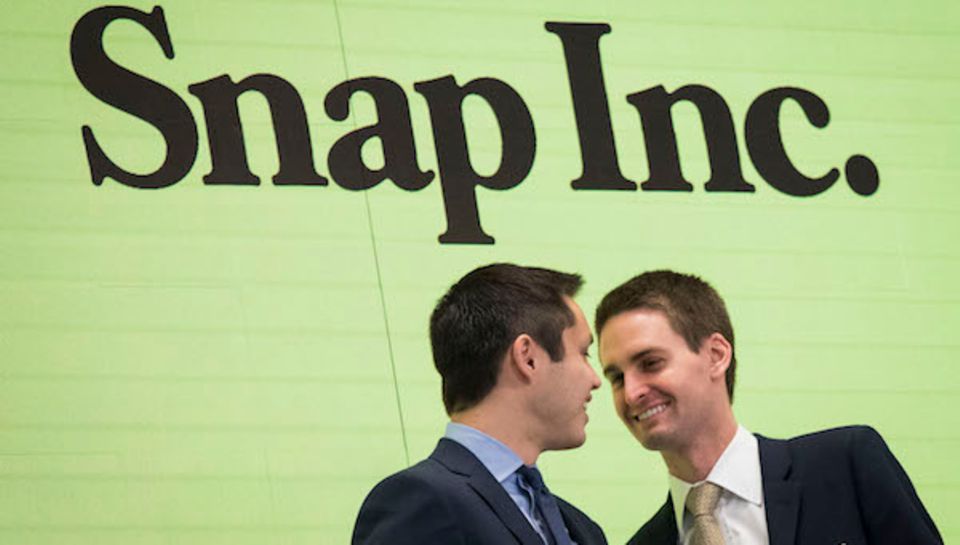 Evan Spiegel (26) und Bobby Murphy (28), Snap, USA. Vermögen: jeweils 4 Mrd. Dollar. Die Gründer von Snap, dem Betreiber der Social Media App Snapchat gehören ebenfalls zu den wenigen Self-Made-Milliardären dieser Liste.