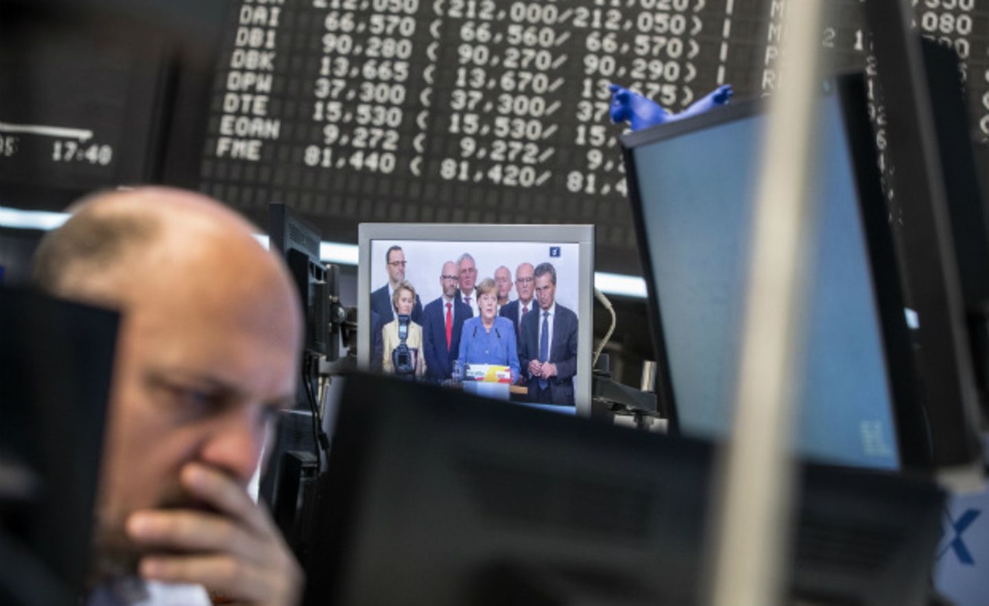 Das Wahlergebnis löste an der Frankfurter Börse keinen Schock aus