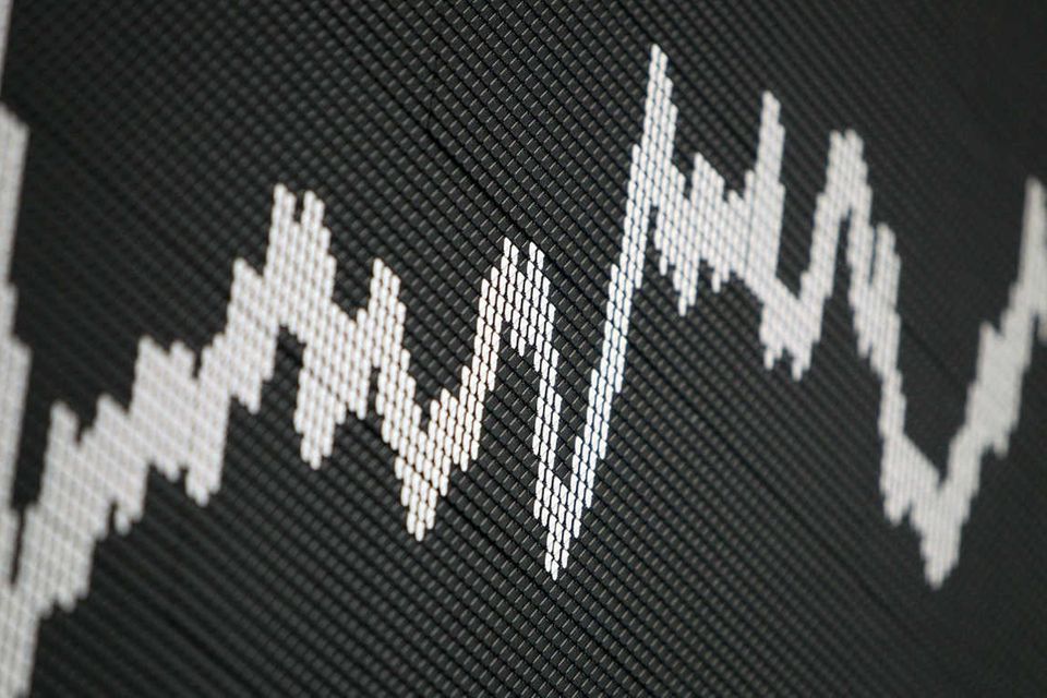 Kurstafel an der Frankfurter Börse