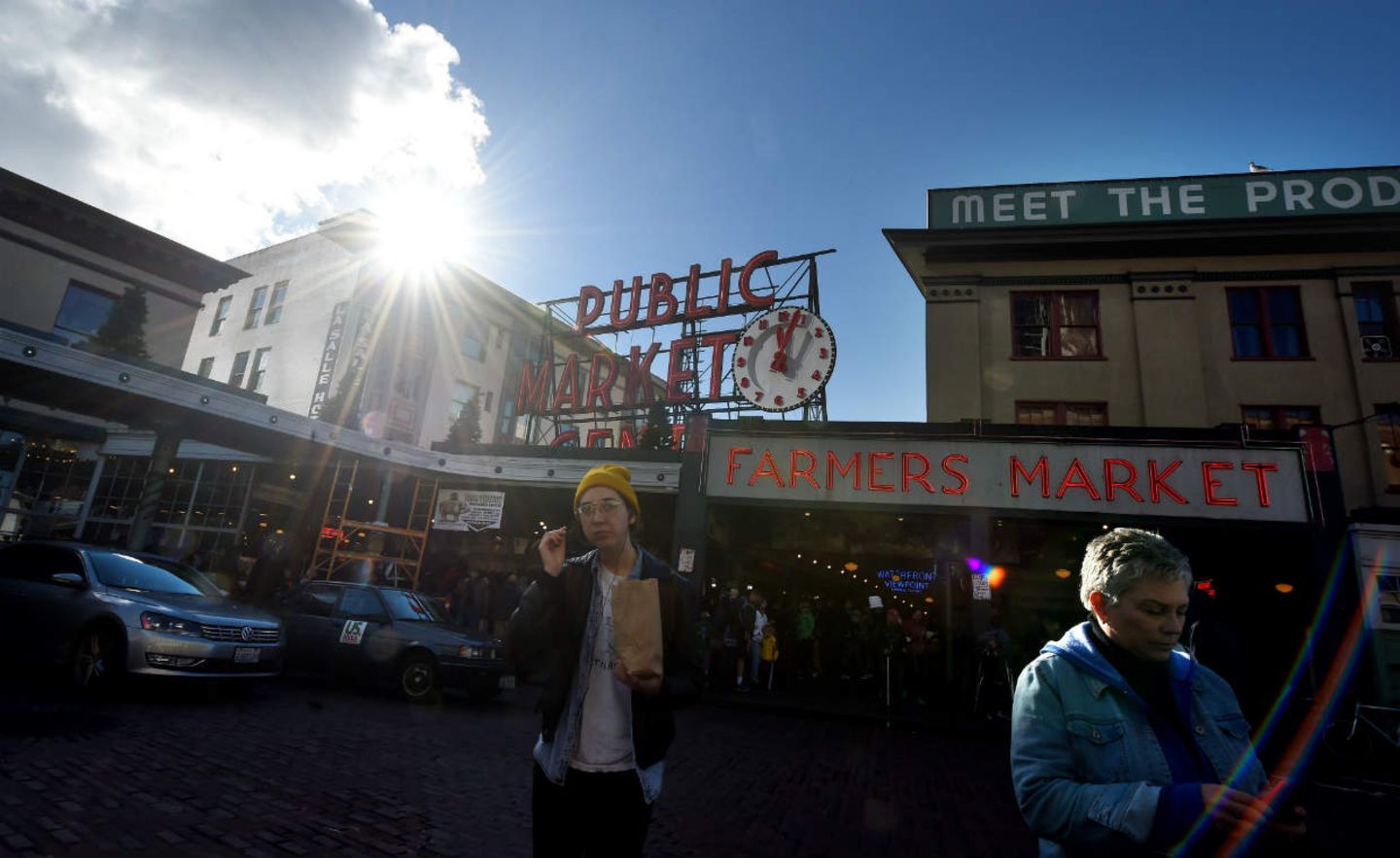 Seattle Pike Place Markets: Die Stadt gilt als europäisch geprägt