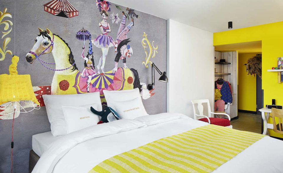 Zimmer im 25hours Hotel in Wien