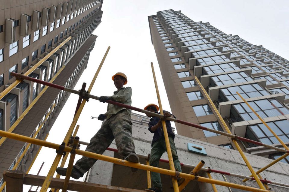 Symbolbild: Wachstum - Baustelle in China