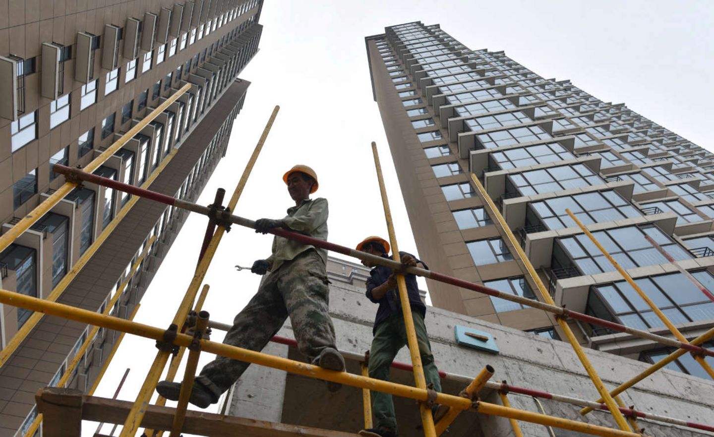 Symbolbild: Wachstum - Baustelle in China