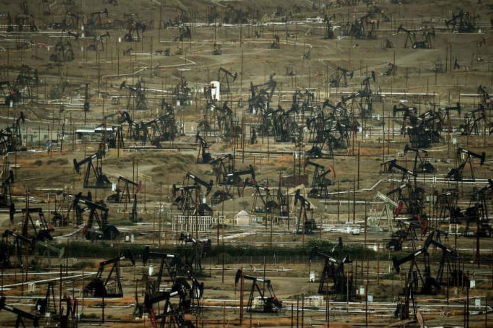 Ölpumpen im Kern River Oil Field – einem Fördergebiet im San Joaquin Valley in Kalifornien