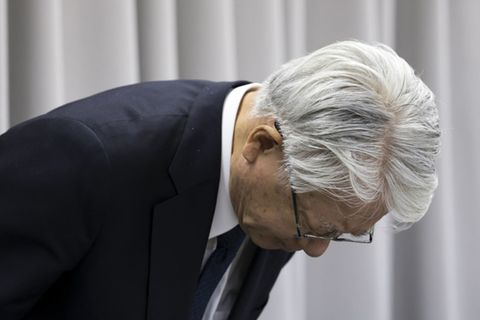 Kobe Steel-CEO Hiroya Kawasaki musste die Betrügereien eingestehen