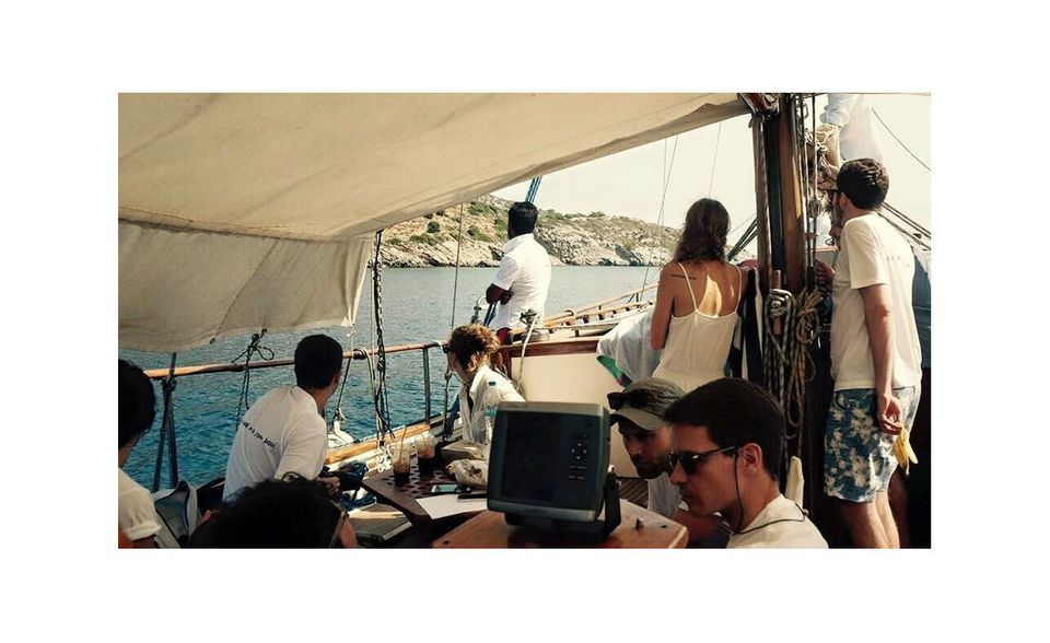 Auf dem Startup Boat brachte Paula Schwarz in Griechenland Entrepreneure zusammen.