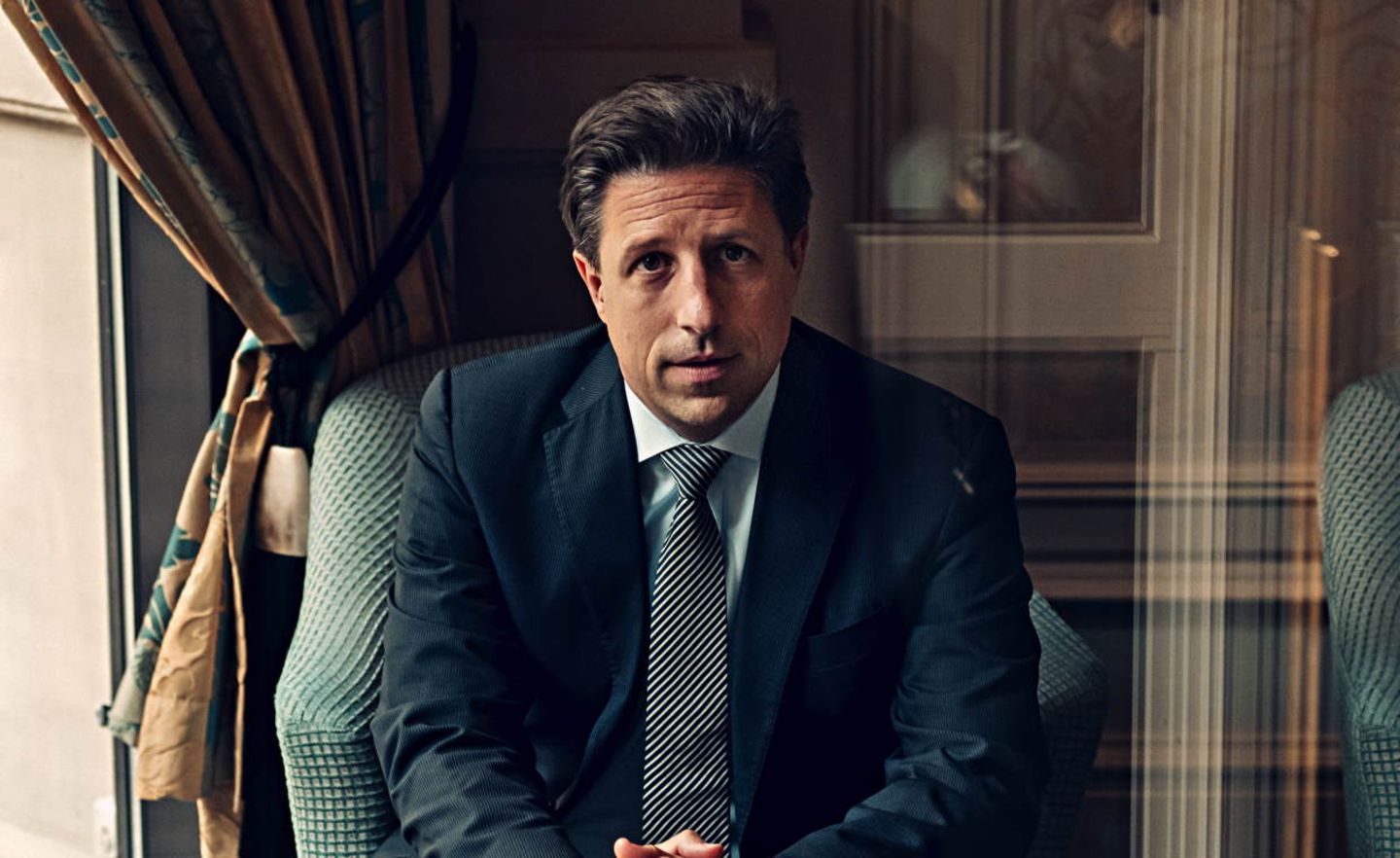 Der Chefanleger von BB Biotech, Daniel Koller, beim ­Interview mit Capital in Frankfurt
