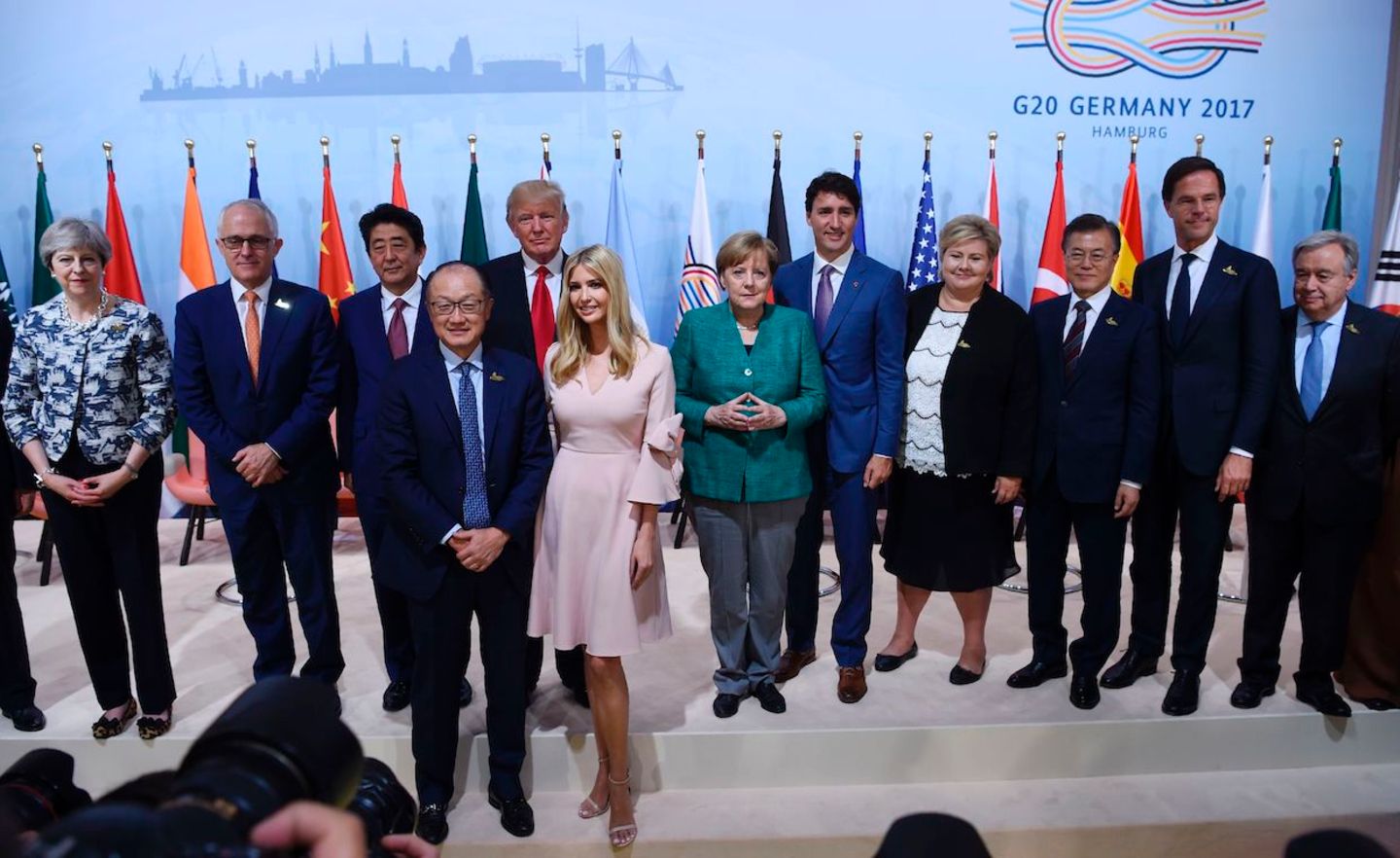 Teilnehmer der G20-Frauenkonferenz in Berlin.