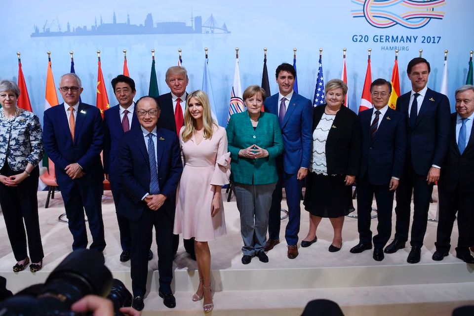 Teilnehmer der G20-Frauenkonferenz in Berlin.