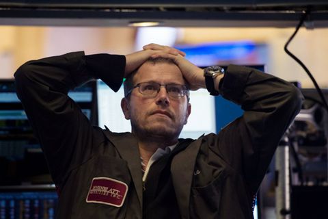 Börsenhändler an der Wall Street: Der Kurseinbruch hat Spuren hinterlassen