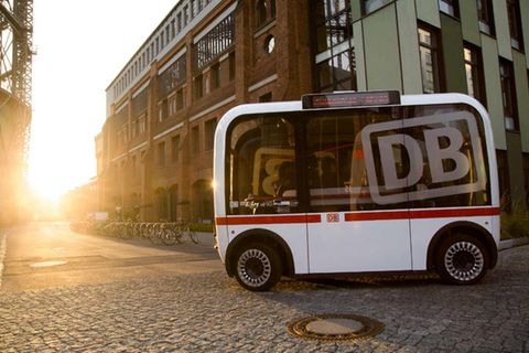 Die Deutsche Bahn testet den selbstfahrenden Shuttlebus Ioki