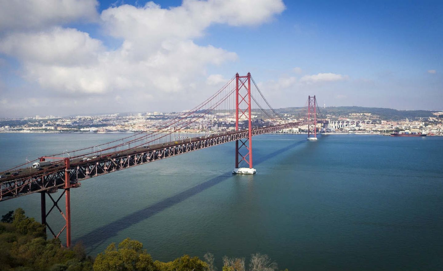 Die Brücke des 25. Aprils in Lissabon