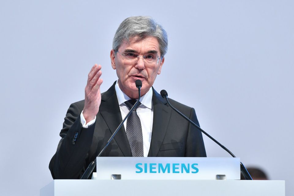 Siemens-Chef Joe Kaeser spricht bei der Hauptversammlung 2018: Die Aktionäre erhalten eine höhere Dividende
