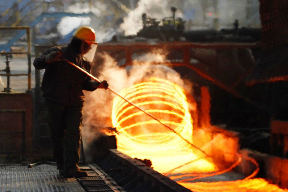 Stahlproduktion in China
