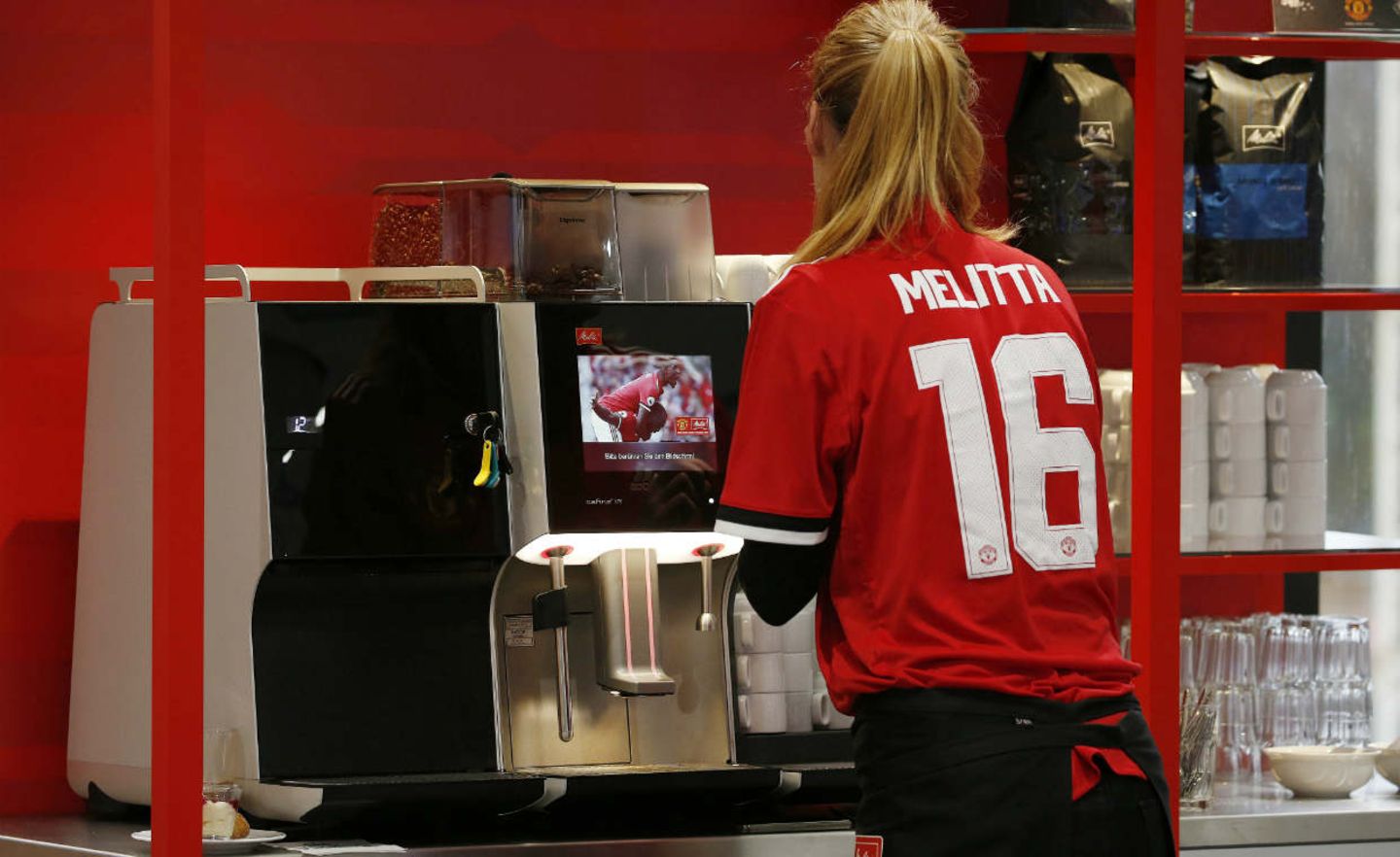 Melitta ist Kaffeepartner von Manchester United