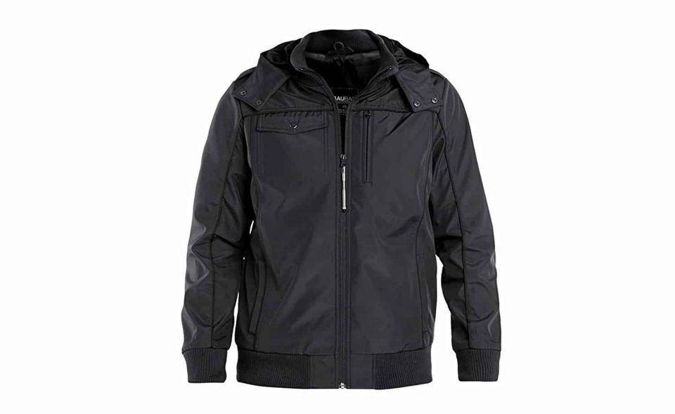 Funktionsjacke: Mit 15 Reisefeatures, wie einer Nackenstütze, einer Tasche für den Reisepass sowie einer Decke. Zu haben für 150 Dollar bei baubax.com