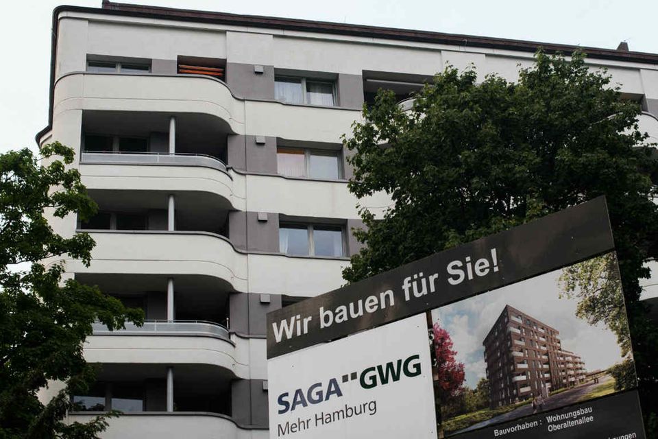 Die Wohnungsgesellschaft Saga in Hamburg gehört zu den größten Wohnungsvermietern