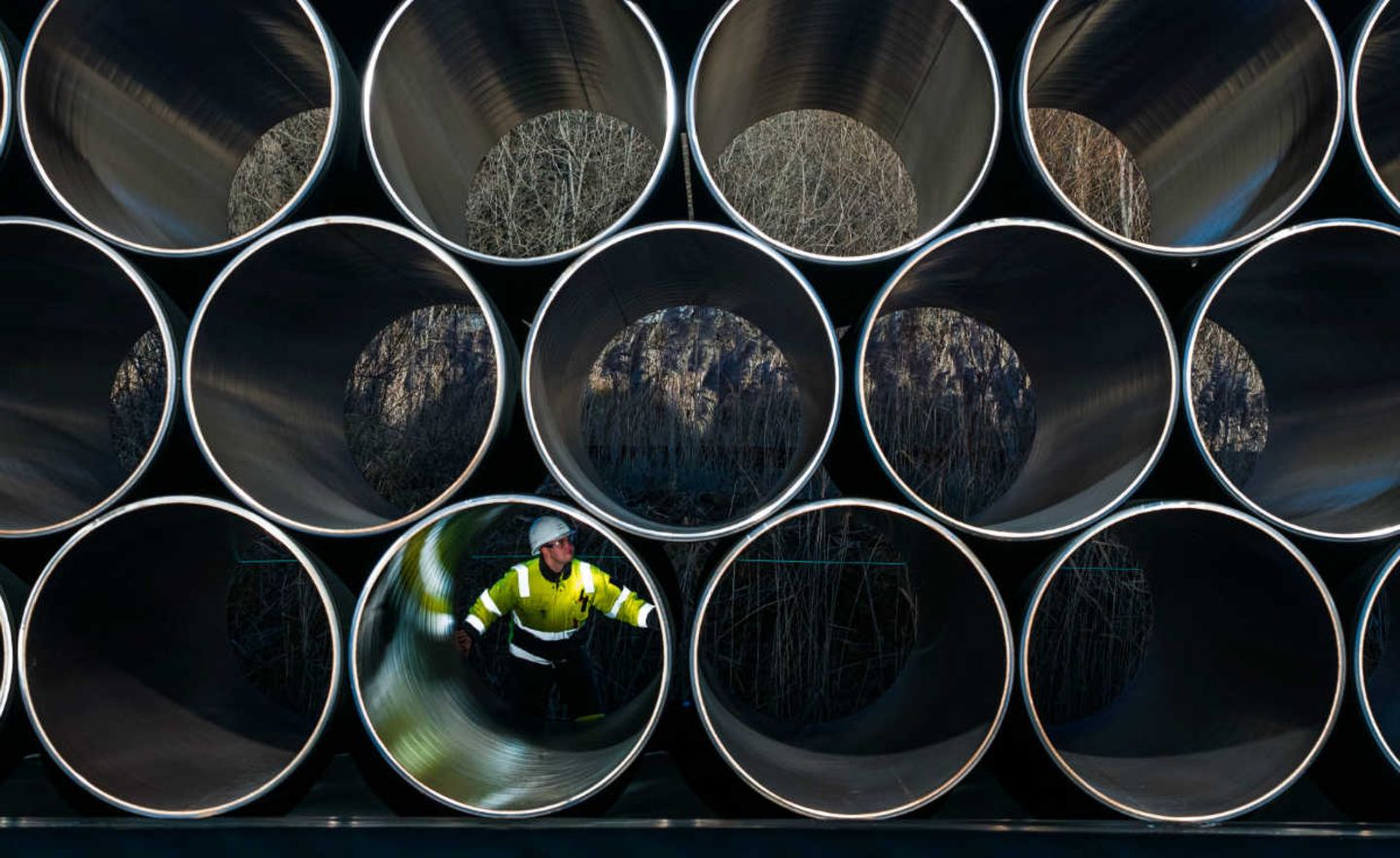 Röhren für die Nord Stream 2 Gaspipeline
