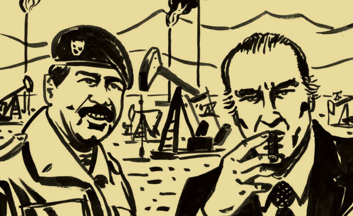 Marc Rich (r.) war Wegbereiter des Rohstoff-Multis Glencore
