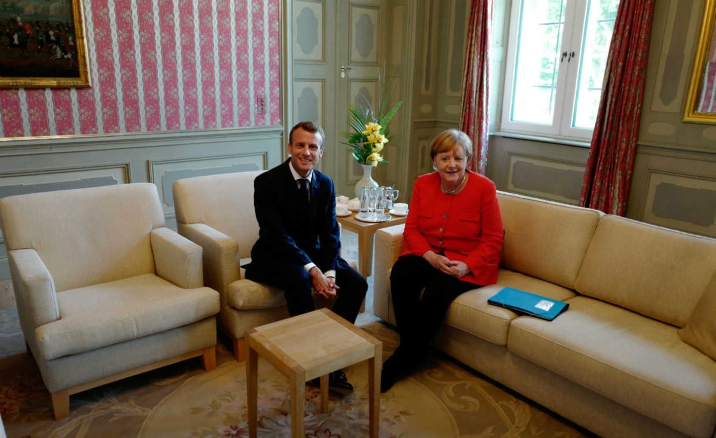 Frankreichs Präsident Macron und Bundeskanzlerin Merkel trafen sich vergangene Woche in Schloss Meseberg zu deutsch-französischen Regierungskonsultationen
