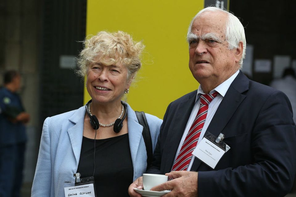 Transparency International-Gründer Peter Eigen mit seiner Frau Gesine Schwan bei einer Konferenz in Rio de Janeiro
