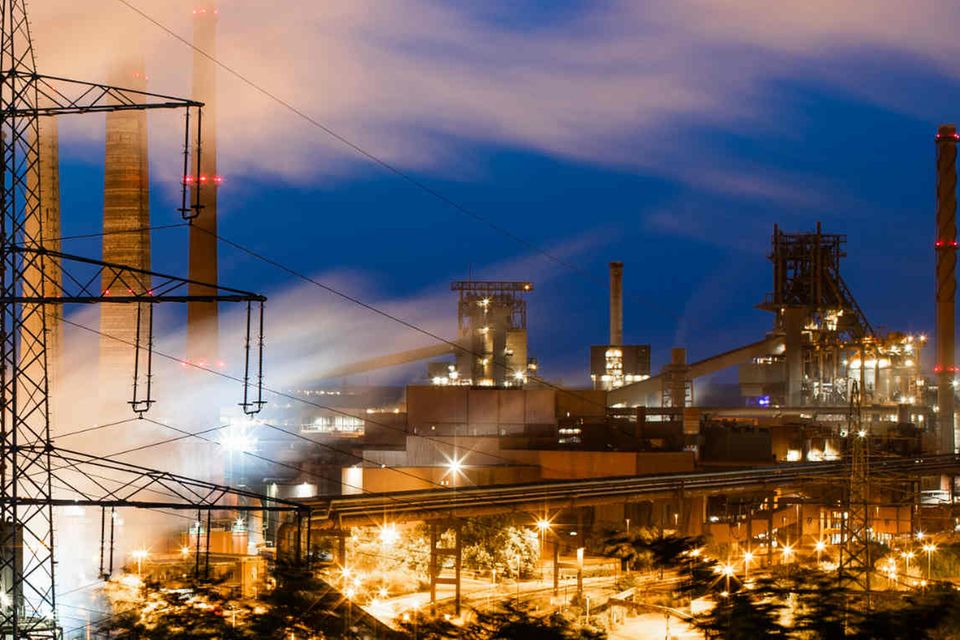 Thyssenkrupp-Stahlwerk in Duisburg