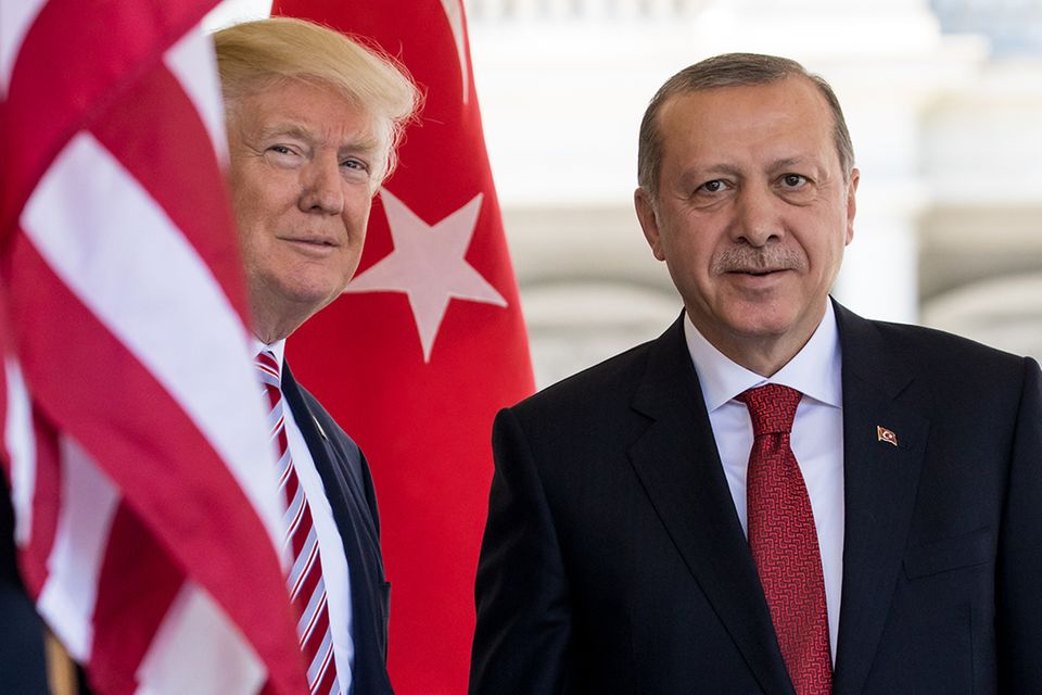 US-Präsident Donald Trump und der türkische Präsident President Recep Tayyip Erdogan