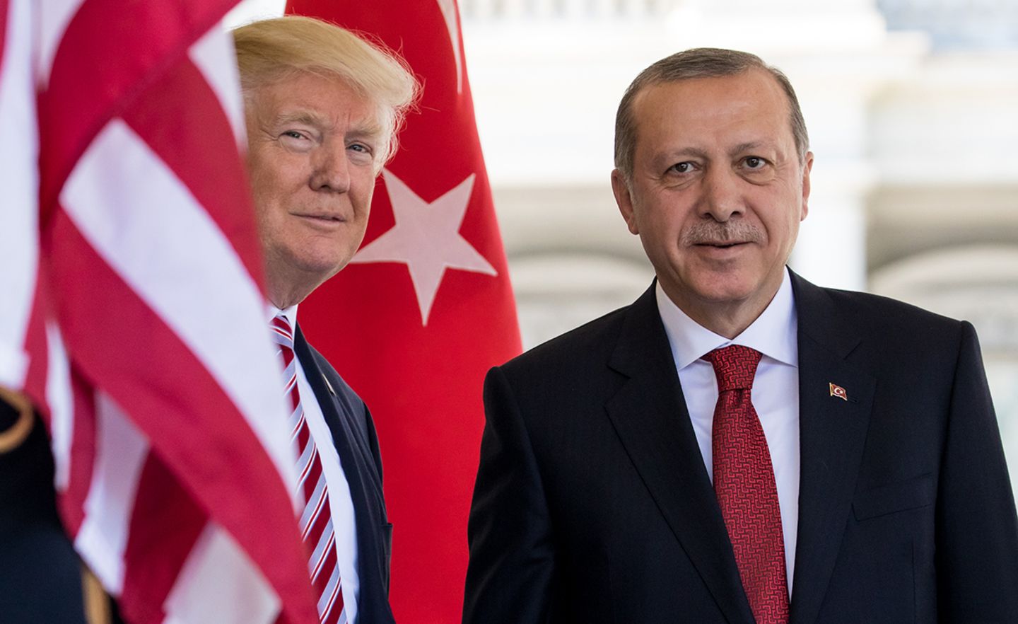 US-Präsident Donald Trump und der türkische Präsident President Recep Tayyip Erdogan