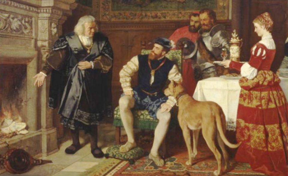 In seinem Wohnzimmerkamin ­verbrennt der Kaufmann Anton ­Fugger einen Schuldschein von ­Kaiser Karl V. – als Geste der Großzügigkeit.
