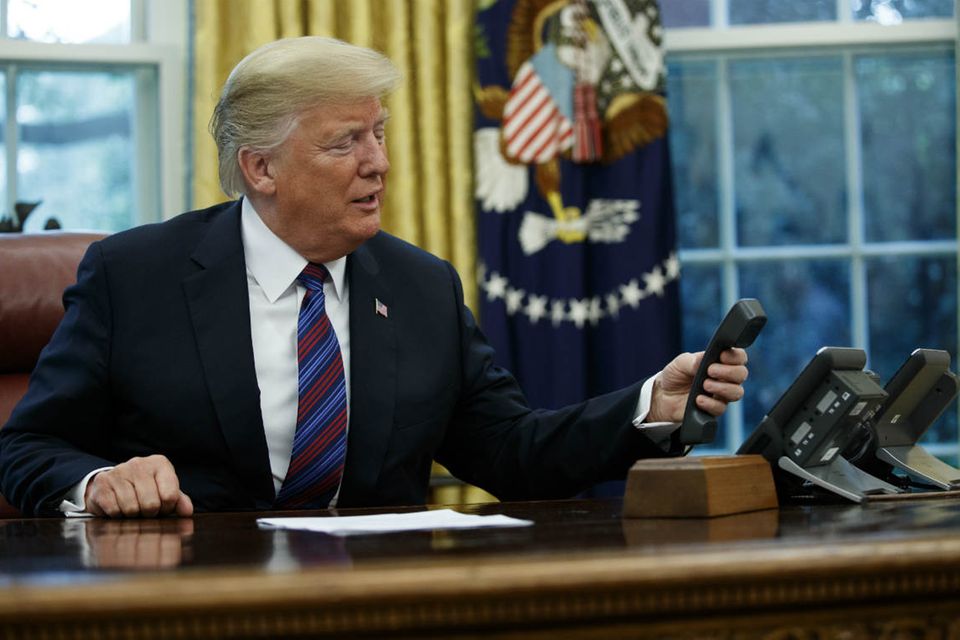 Bei einem Telefonat mit seinem mexikanischen Amtskollegen verkündete US-Präsident Trump die Einigung im Handelsstreit