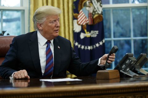 Bei einem Telefonat mit seinem mexikanischen Amtskollegen verkündete US-Präsident Trump die Einigung im Handelsstreit