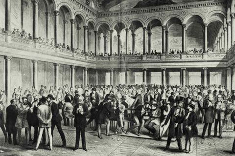 Da war die Welt noch in Ordnung: Spekulanten an der Berliner Börse 1872