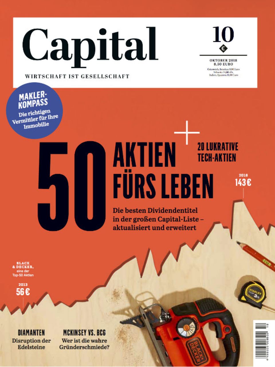 Cover der Oktober-Ausgabe von Capital