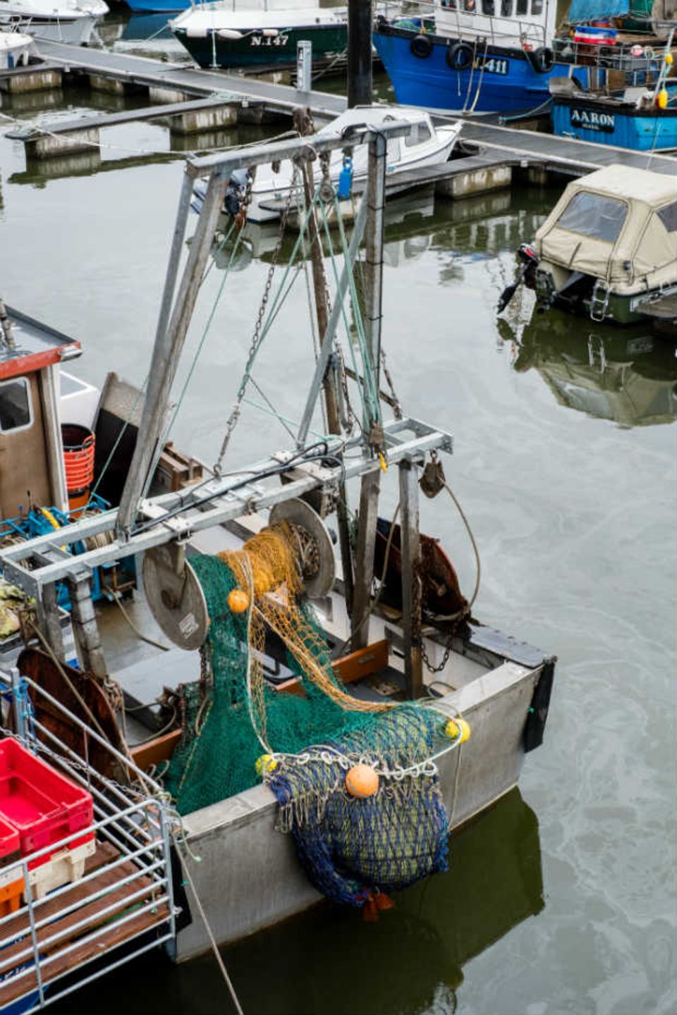 Ein Fischerboot im Hafen von Kilkeel: Weil die EU hier immer neue Fangquoten einführte, stimmten viele Fischer für den Brexit.
