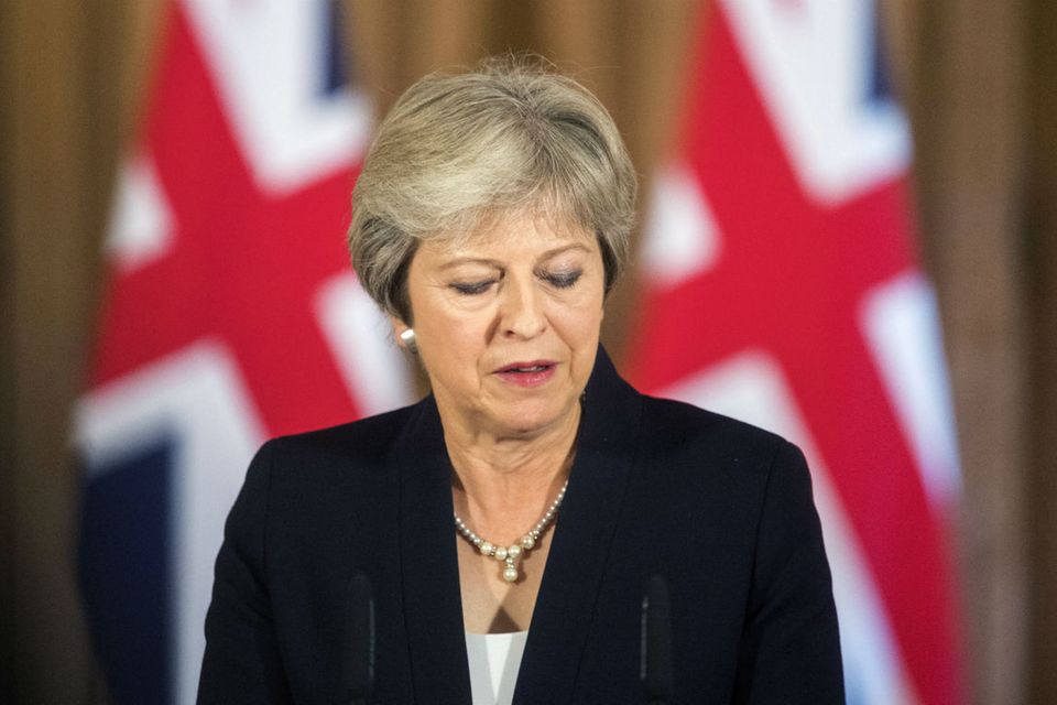 Die britische Premierministerin Theresa May