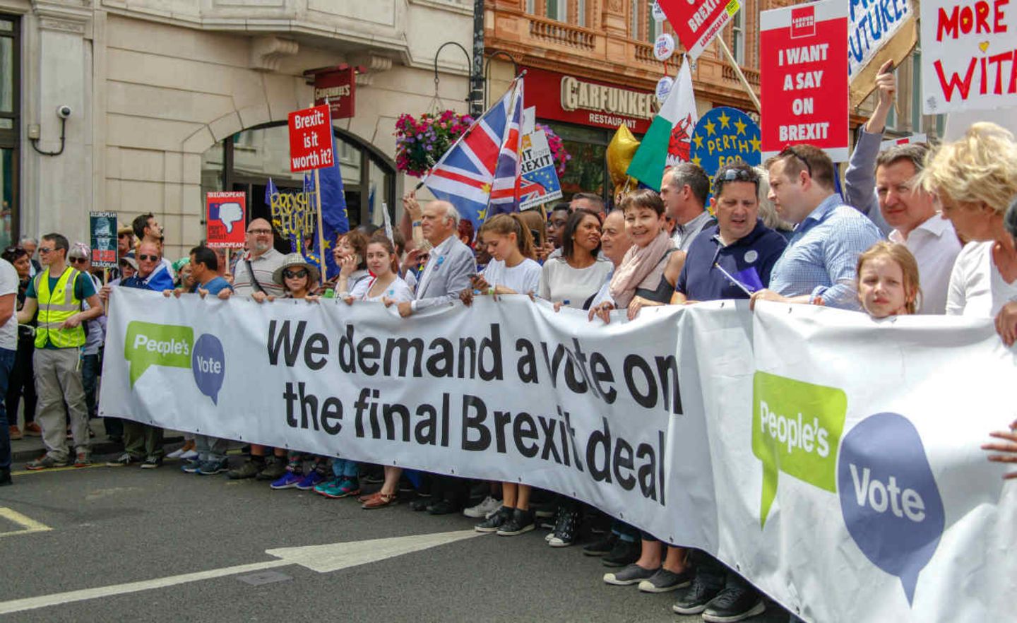 Brexit-Gegner demonstrierten am 23. Juni für ein zweites Referendum über den EU-Austritt