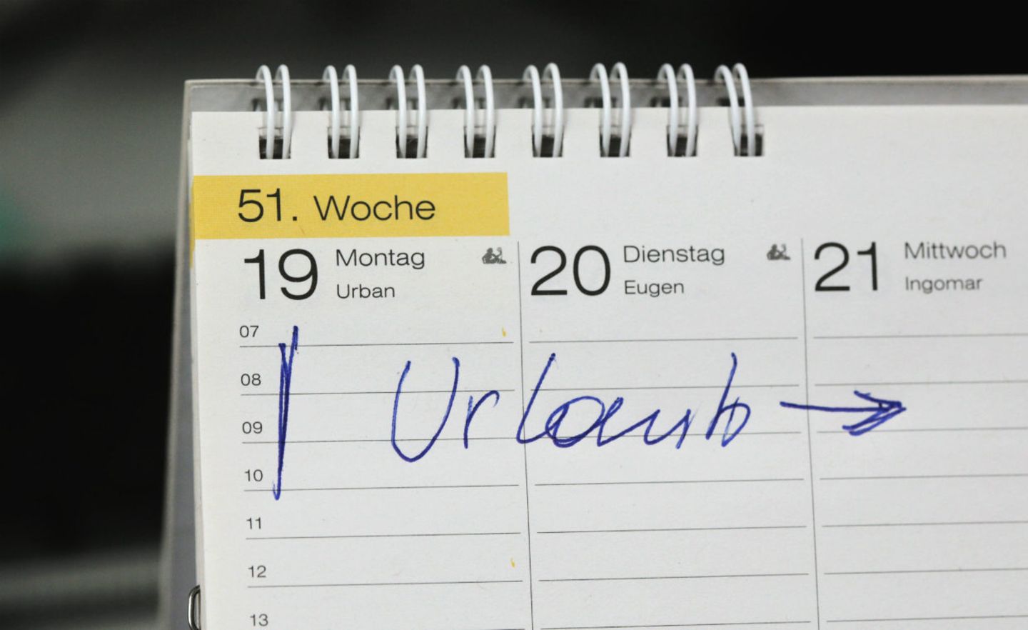 Symbolbild Urlaubsplanung